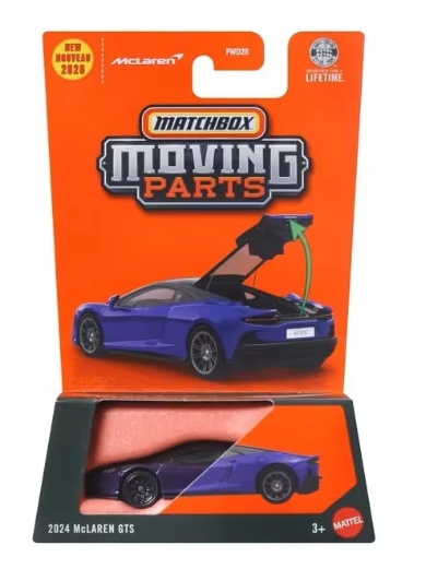Matchbox Moving Parts 2024 Mclaren GTS