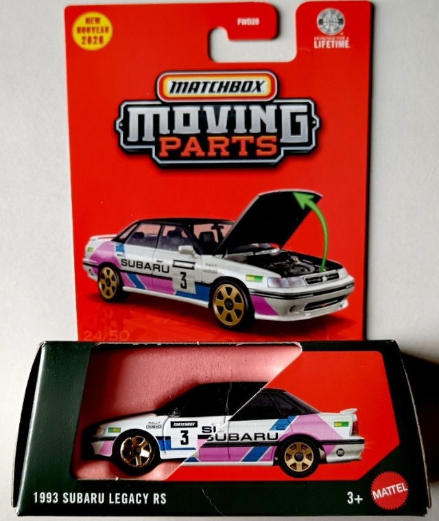 Matchbox Moving Parts 1993 Subaru Legacy RS