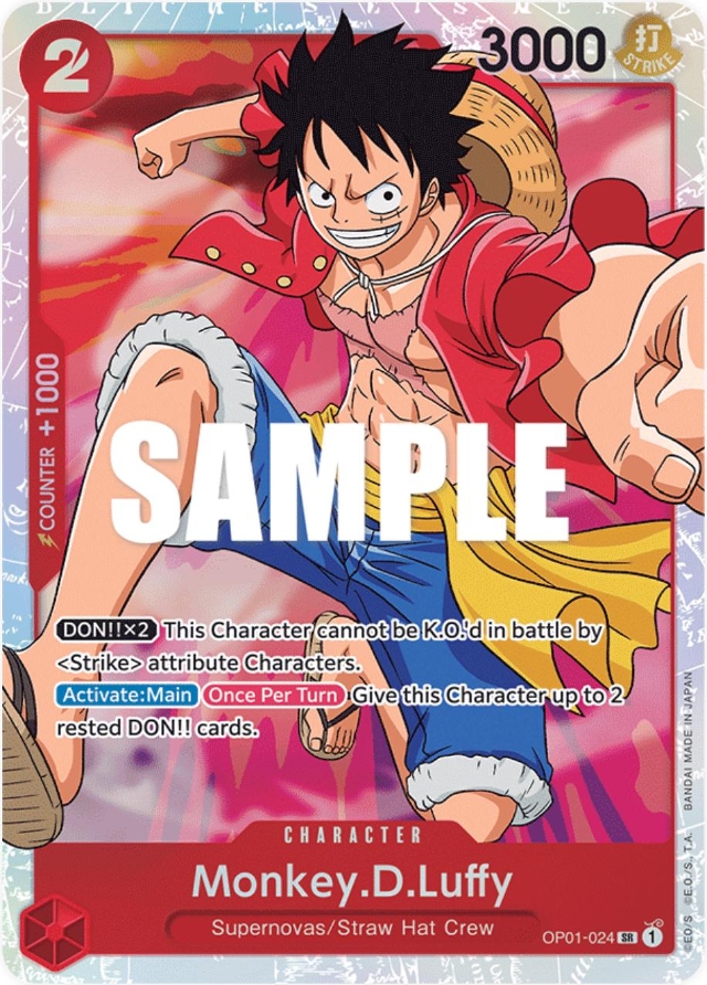 Monkey.D.Luffy OP01-024 One Piece Romance Dawn
