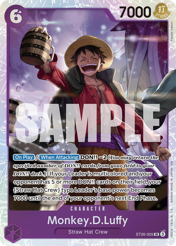 Monkey.D.Luffy ST26-005 One Piece Starter Deck 26: Purple Monkey.D.Luffy