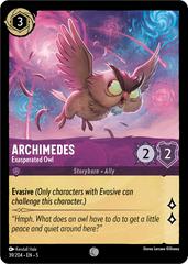 Disney Lorcana: Shimmering Skies COMMON FOIL Archimedes - Exasperated Owl #39/204