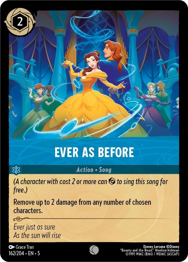 Disney Lorcana: Shimmering Skies COMMON Ever As Before #162/204