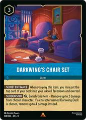 Disney Lorcana: Winterspell RARE Darkwing's Chair Set #168/204