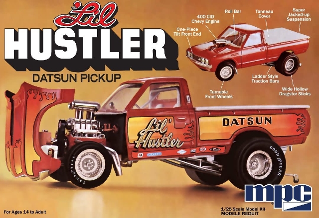 1975 Datsun Pickup “LI’L HUSTLER” Kitset 1/25 MPC