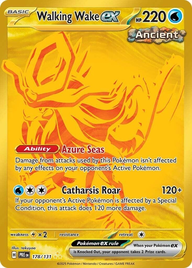 Walking Wake ex #178 Pokemon Prismatic Evolutions