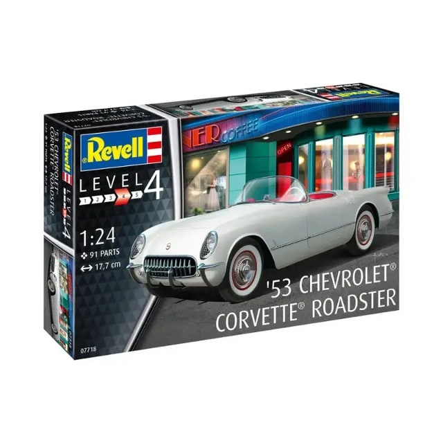 1953 Chevrolet Corvette Roadster - Revell Level 4 Kitset 1/24