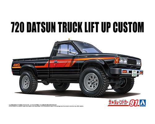 720 Datsun Truck Lift Up Custom - Aoshima Kitset 1/24