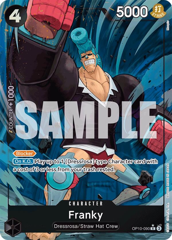 Franky [Alternate Art] OP10-090 One Piece Royal Blood