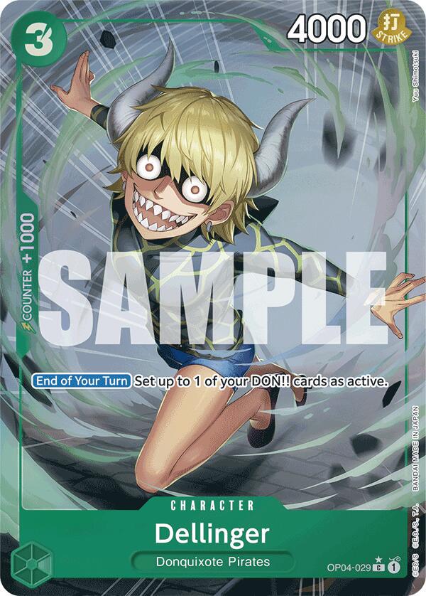 Dellinger [Full Art PRB01] OP04-029 One Piece Kingdoms of Intrigue
