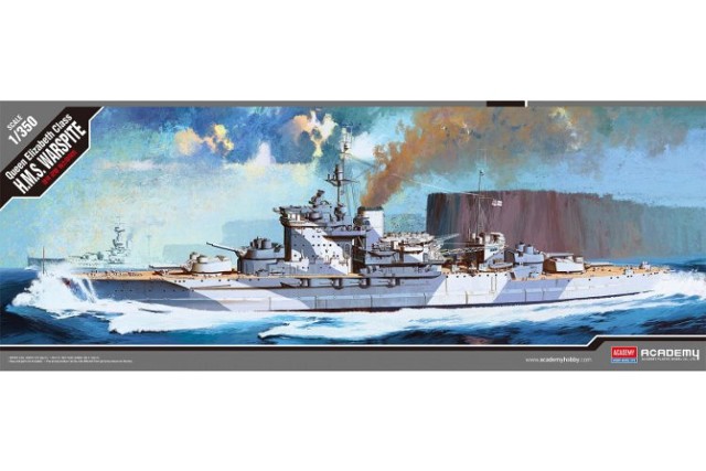 HMS Warspite (Queen Elizabeth Class) - Academy Kitset 1/350