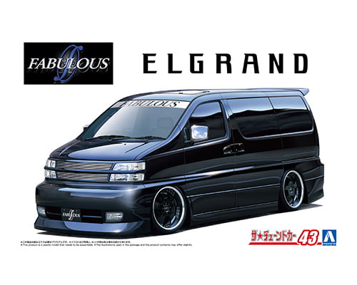 Fabulous APE50 Nissan Elgrand 2000 - 1/24 Aoshima Kitset #43