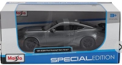 2024 Ford Mustang "Dark Horse" Metallic Grey - Maisto Special Edition 1/24