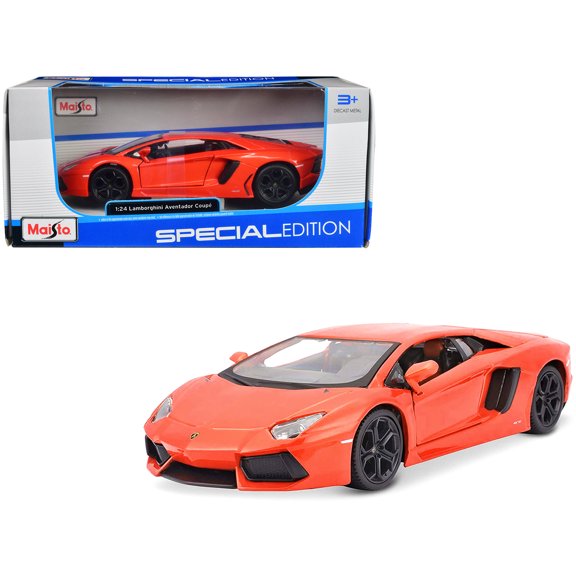 Lamborghini Aventador Coupe Metallic Orange - Maisto Special Edition 1/24