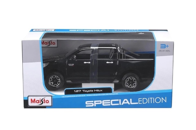 Toyota Hilux Metallic Black - Maisto Special Edition 1/27