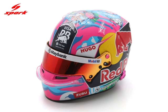 Spark Visa Cash App RB Formula One Team - Liam Lawson Helmet - Singapore GP 2025