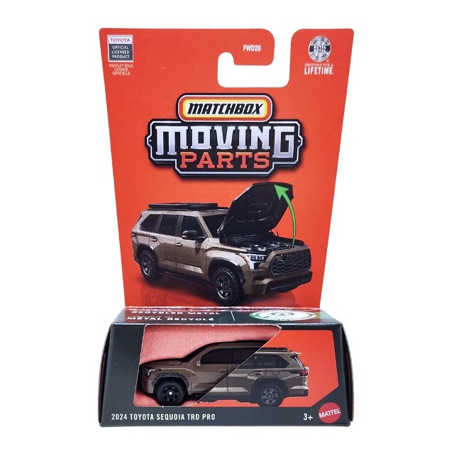 Matchbox Moving Parts 2024 Toyota Sequoia TRD Pro