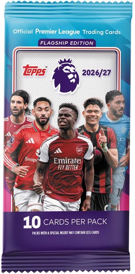 Topps Flagship Premier League 2027 Trading Cards - Booster Pack
