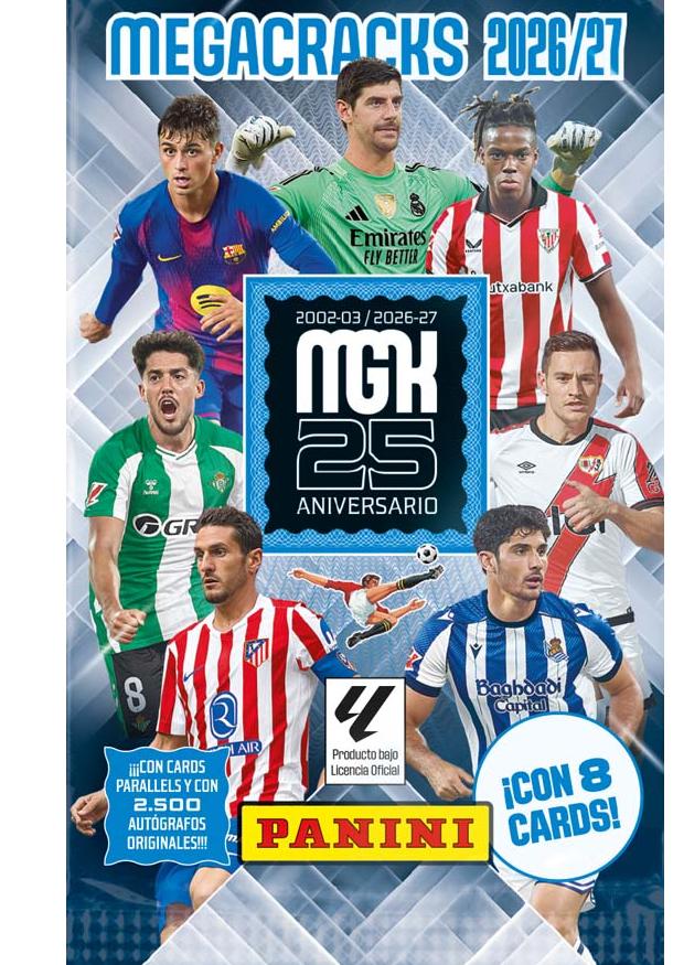 Panini MegaCracks LaLiga EA Sports 2026-27 Trading Cards - Booster Pack