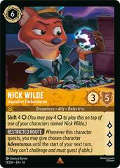 Disney Lorcana: Hyperia City RARE Nick Wilde - Inquisitive Harbormaster #11/204