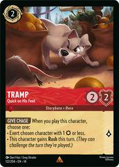 Disney Lorcana: Hyperia City RARE Tramp - Quick On His Feet #122/204