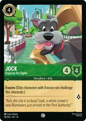 Disney Lorcana: Hyperia City COMMON FOIL Jock - Enjoying The Sights #78/204