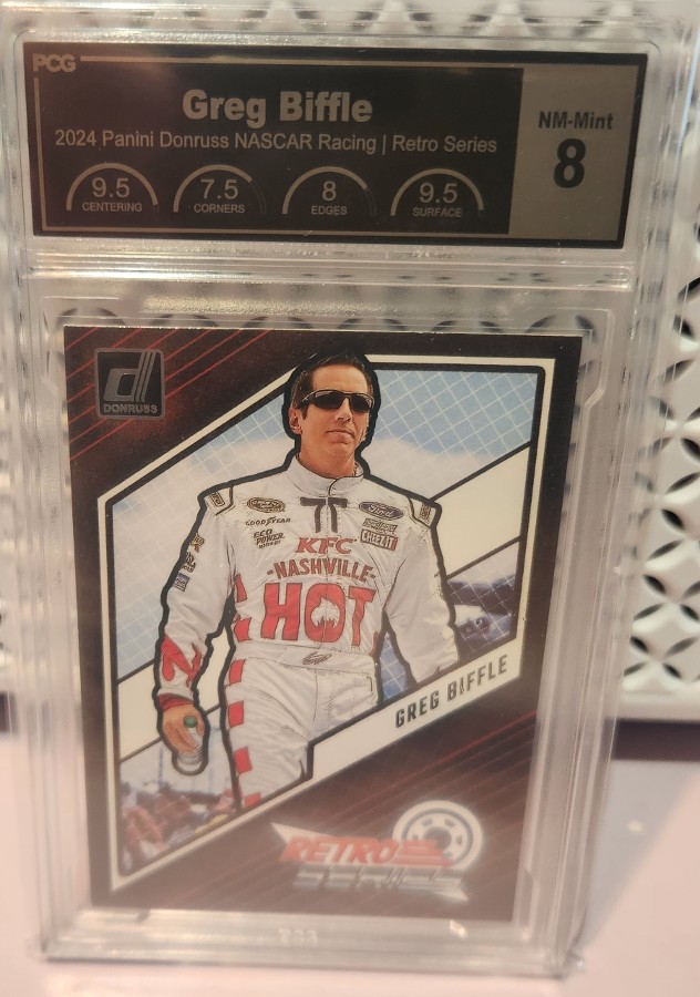 Greg Biffle #14 2024 Donruss NASCAR Retro Series PCG 8