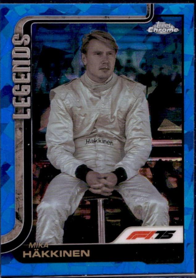 Mika Hakkinen #159 2025 Topps Chrome Sapphire Formula 1
