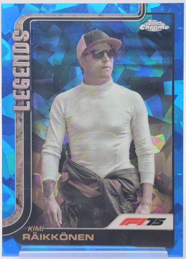 Kimi Raikkonen #157 2025 Topps Chrome Sapphire Formula 1