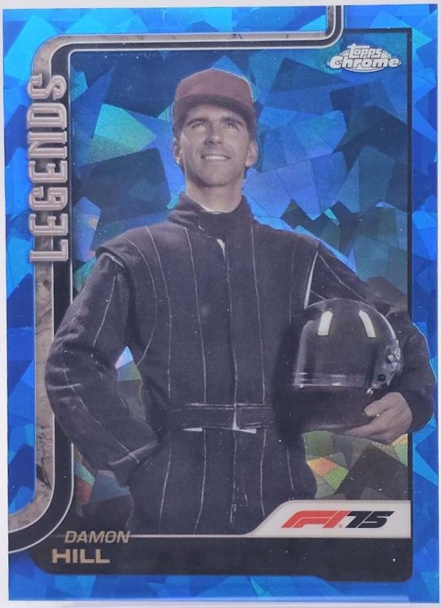 Damon Hill #150 2025 Topps Chrome Sapphire Formula 1