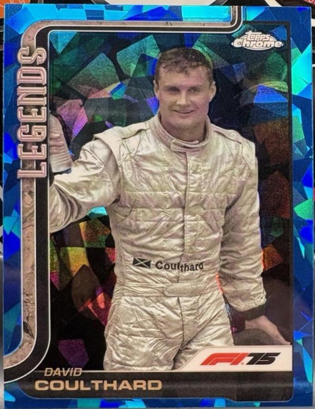 David Coulthard #151 2025 Topps Chrome Sapphire Formula 1