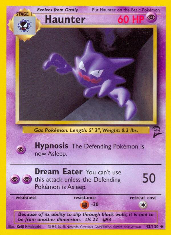 Haunter #43 Pokemon Base Set 2