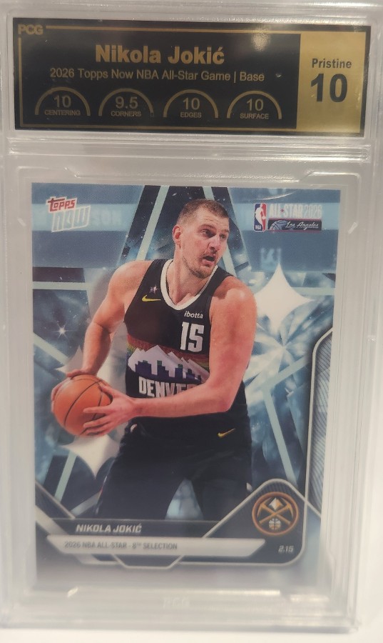 Nikola Jokic 2026 Topps Now #AS17 NBA All-Star PCG 10