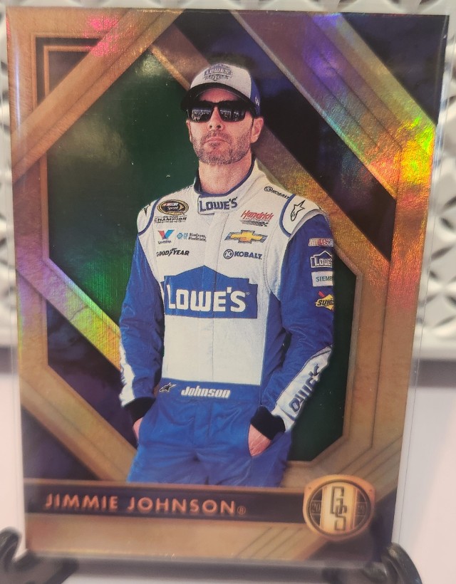 Jimmie Johnson [Green] #5 2021 Panini Chronicles NASCAR Gold Standard
