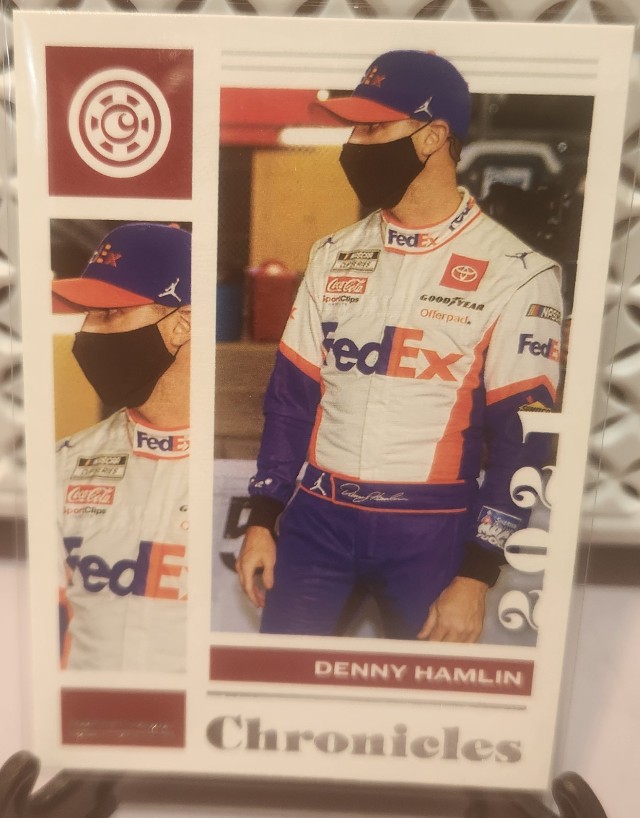 Denny Hamlin #20 2021 Panini Chronicles NASCAR