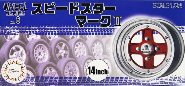 Fujimi 1/24 Wheels & Tyres 14" SSR Mark II