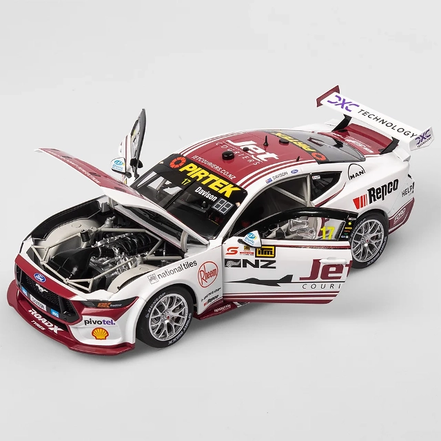 Shell V-Power Racing Team #17 Jet Couriers Ford Mustang GT - 2025 ITM Taupo Super 440 Will Davison 1/18 Authentic Collectables