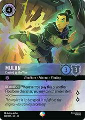 Disney Lorcana: Attack Of The Vine EPIC HOLO Mulan - Created By The Vine #224/207