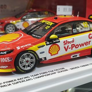 1/43 Ford Falcon FGX V8 Supercar 2018 Season Car Fabian Coulthard Shell Racing