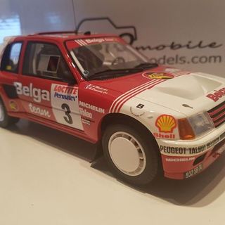 Peugeot 205 T16 Group B 1985 Ypres Rally Bernard Darniche OttOmobile 1/18