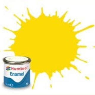 Humbrol #69 Yellow Gloss - 14ml Enamel Paint