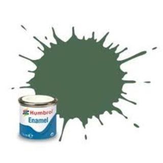 Humbrol #76 Uniform Green Matt - 14ml Enamel Paint