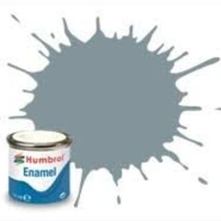 Humbrol #87 Steel Grey Matt - 14ml Enamel Paint