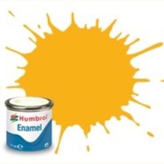 Humbrol #154 Insignia Yellow Matt - 14ml Enamel Paint