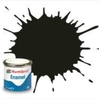 Humbrol #163 Dark Green Satin - 14ml Enamel Paint