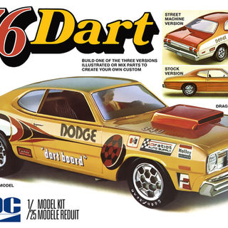1976 Dodge Dart Sport MPC Kitset 1/25 with engine.