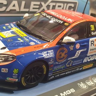 Scalextric 1/32 MG Tripple Eight Racing MG6 GT 2015 BTTC Jack Goff