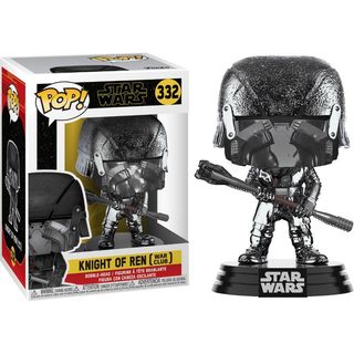 Funko Pop Vinyl #332 Star Wars - Knight of Ren (war club) hematite chrome