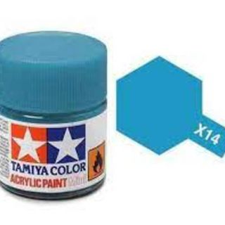 Tamiya Colour Acrylic Paint Mini 10ml - X14 Sky Blue