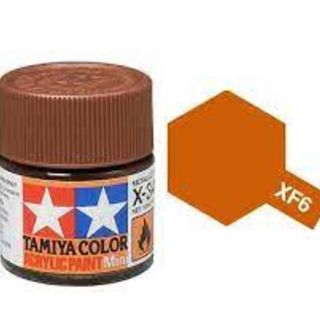 Tamiya Colour Acrylic Paint Mini 10ml - XF6 Copper