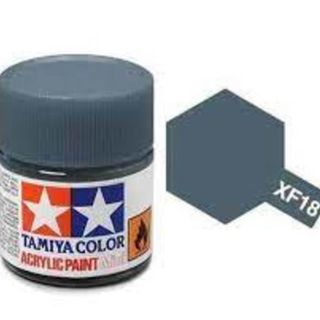 Tamiya Colour Acrylic Paint Mini 10ml - XF18 Medium Blue